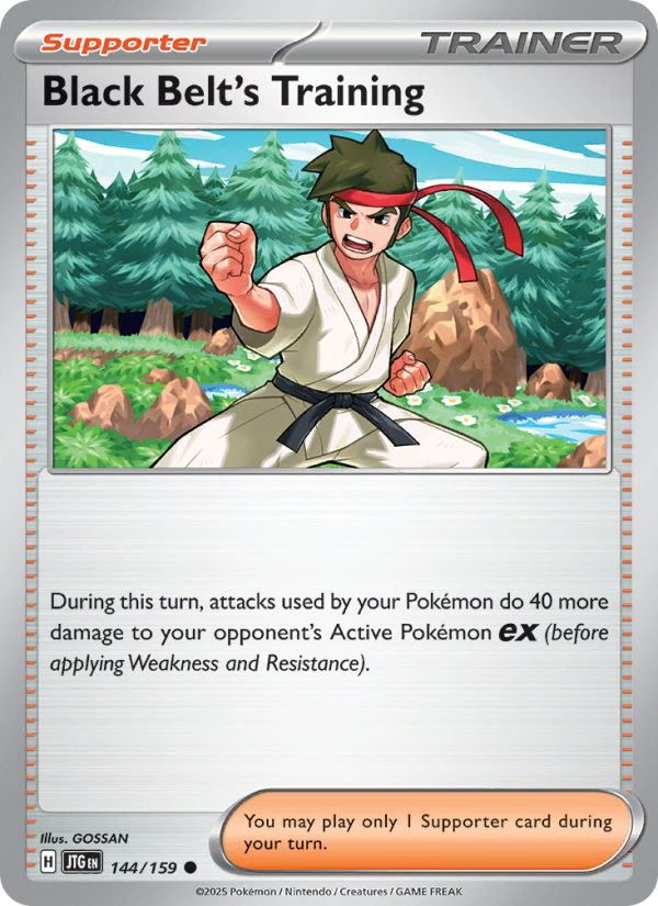 Black Belt's Training - Pokémon TCG Card