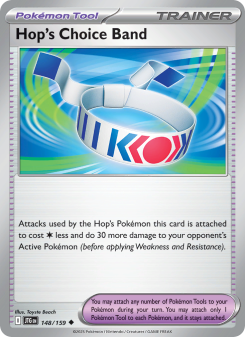 Hop's Choice Band - pokemon TCG Card