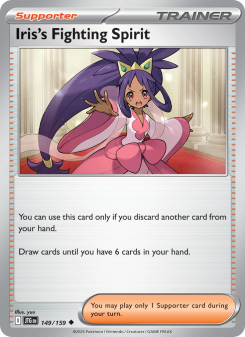 Iris's Fighting Spirit - pokemon TCG Card