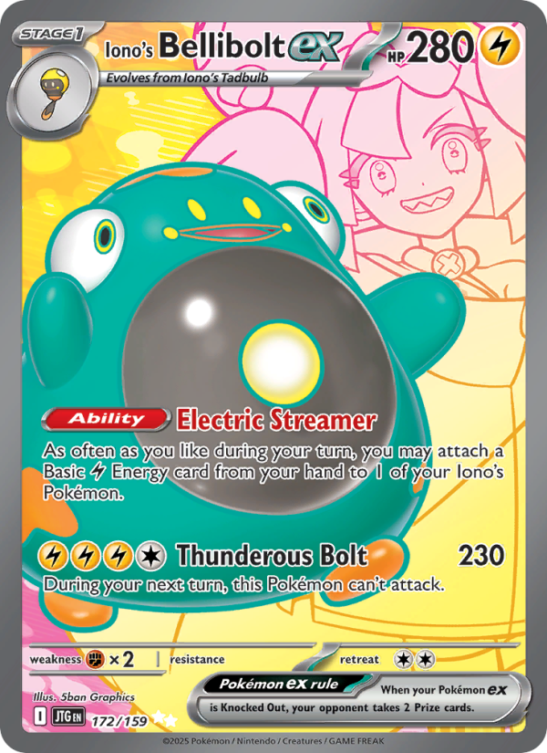 Iono's Bellibolt ex - Pokémon TCG Card