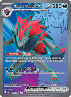 N's Zoroark ex - pokemon TCG Card