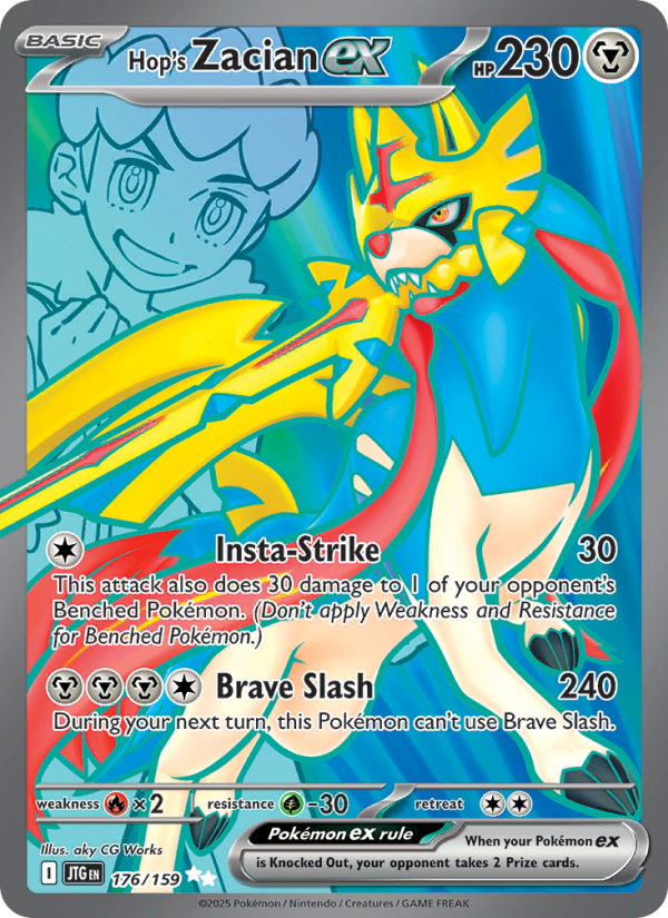 Hop's Zacian ex - Pokémon TCG Card
