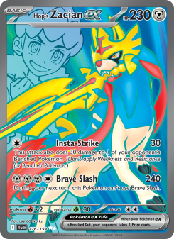 Hop's Zacian ex - pokemon TCG Card