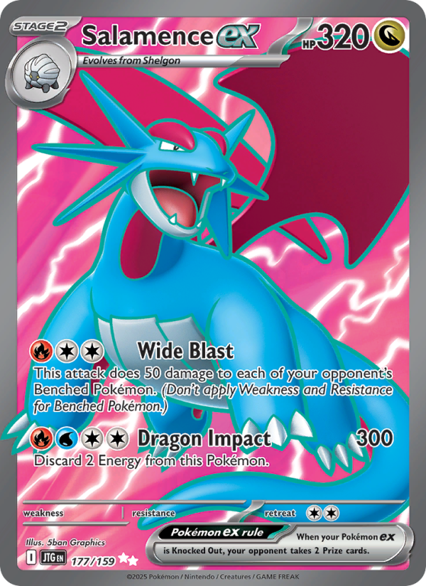 Salamence ex - Pokémon TCG Card