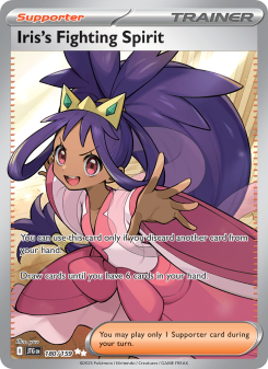 Iris's Fighting Spirit - pokemon TCG Card