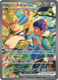Hop's Zacian ex - pokemon TCG Card