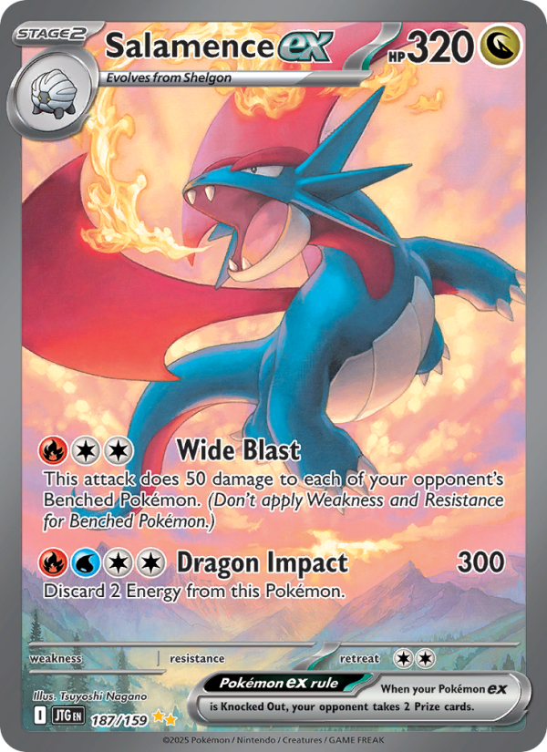 Salamence ex - Pokémon TCG Card