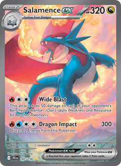 Salamence ex - pokemon TCG Card