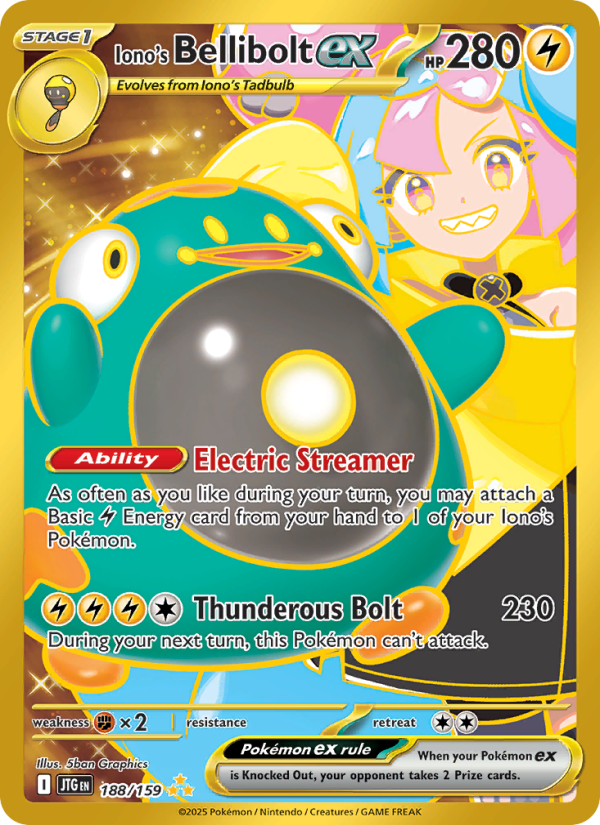 Iono's Bellibolt ex - Pokémon TCG Card
