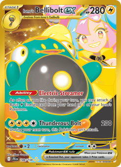 Iono's Bellibolt ex - pokemon TCG Card
