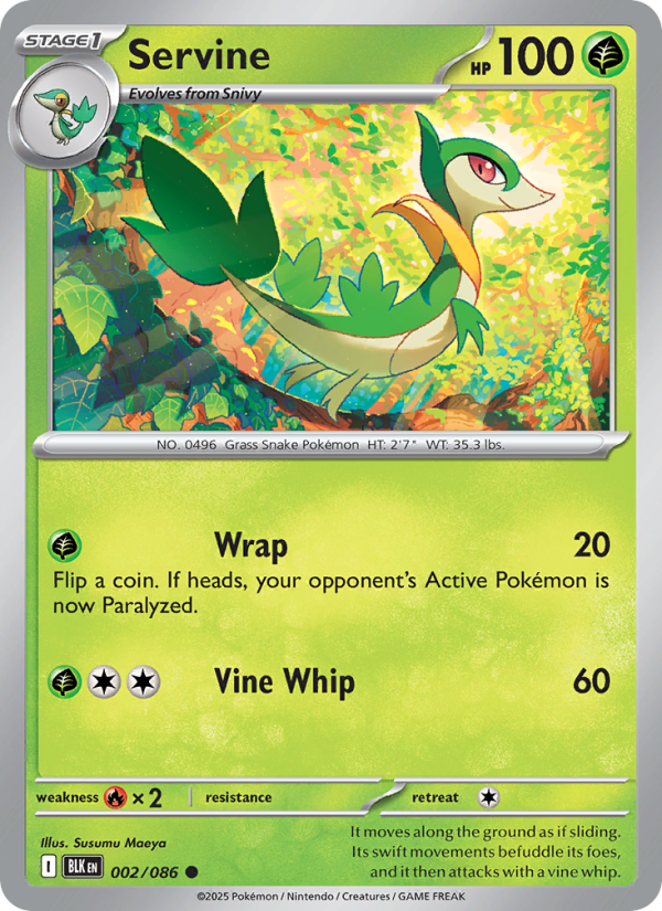 Servine - Pokémon TCG Card