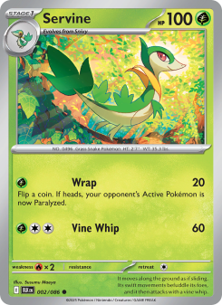 Servine - pokemon TCG Card