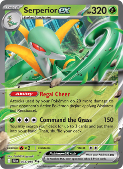 Serperior ex - pokemon TCG Card
