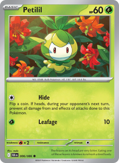 Petilil - pokemon TCG Card