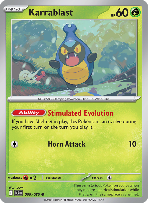 Karrablast - Pokémon TCG Card
