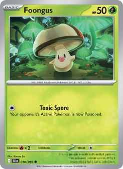 Foongus - pokemon TCG Card