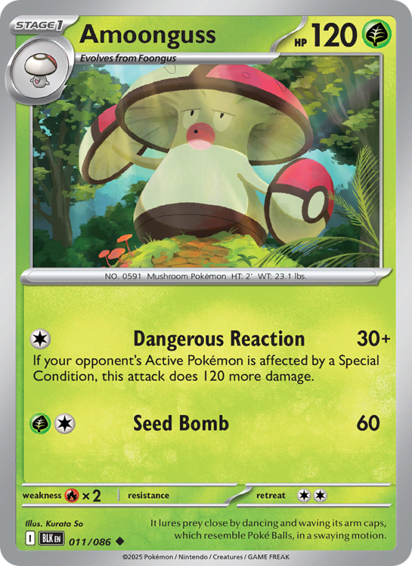 Amoonguss - Pokémon TCG Card