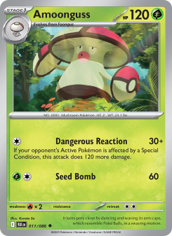 Amoonguss - pokemon TCG Card