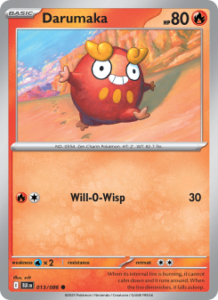 Darumaka - pokemon TCG Card