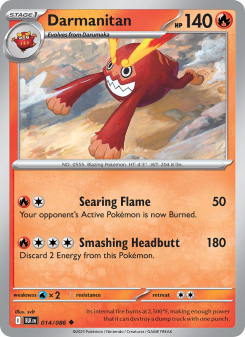 Darmanitan - pokemon TCG Card