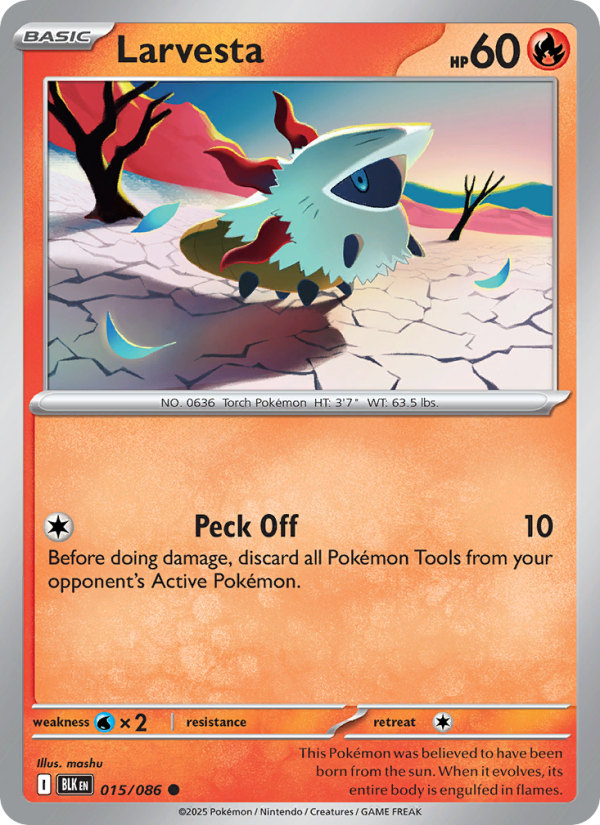 Larvesta - Pokémon TCG Card