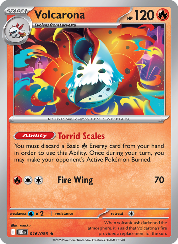 Volcarona - Pokémon TCG Card