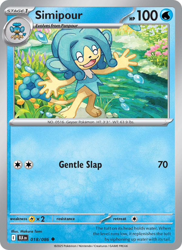 Simipour - Pokémon TCG Card