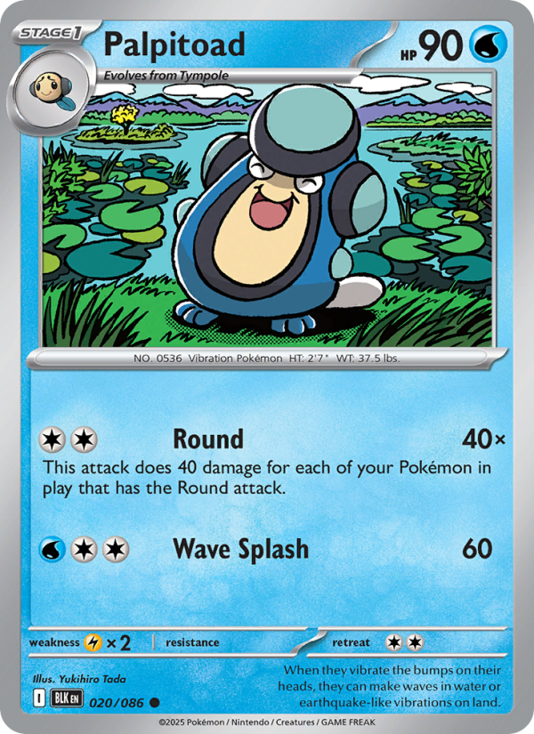 Palpitoad - Pokémon TCG Card