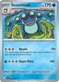 Seismitoad - pokemon TCG Card