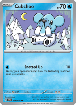 Cubchoo - pokemon TCG Card