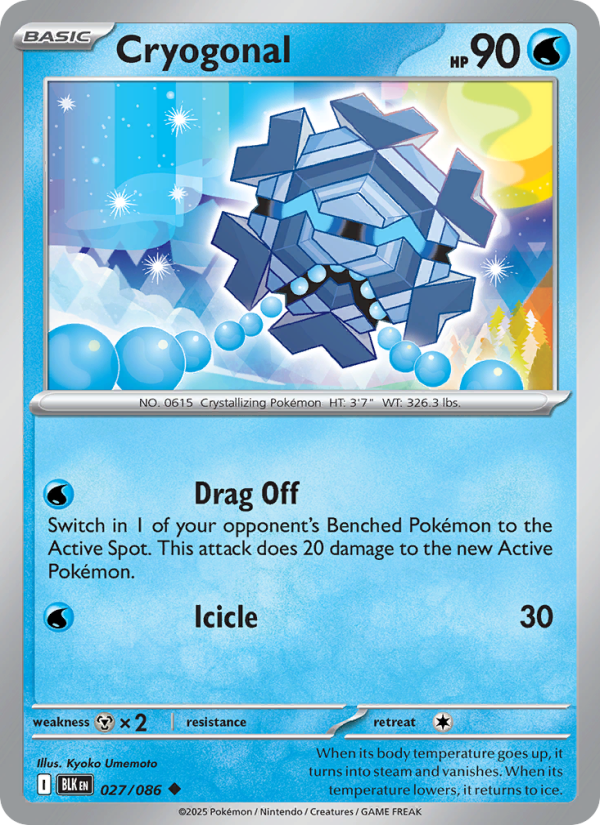 Cryogonal - Pokémon TCG Card