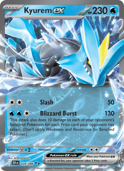 Kyurem ex - pokemon TCG Card
