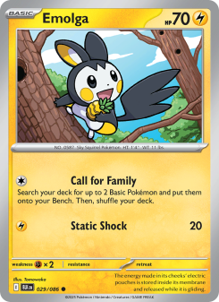 Emolga - pokemon TCG Card