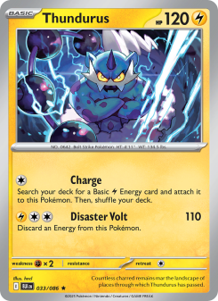Thundurus - pokemon TCG Card