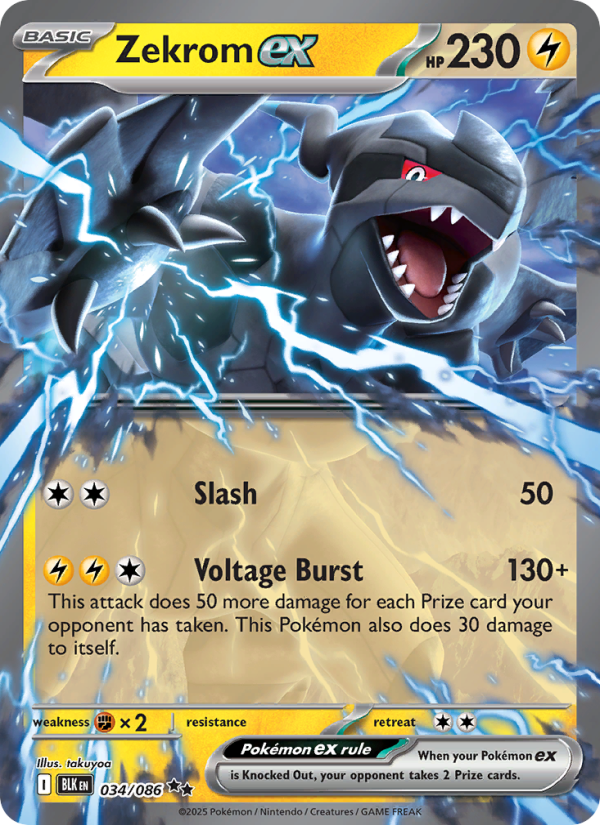 Zekrom ex - Pokémon TCG Card