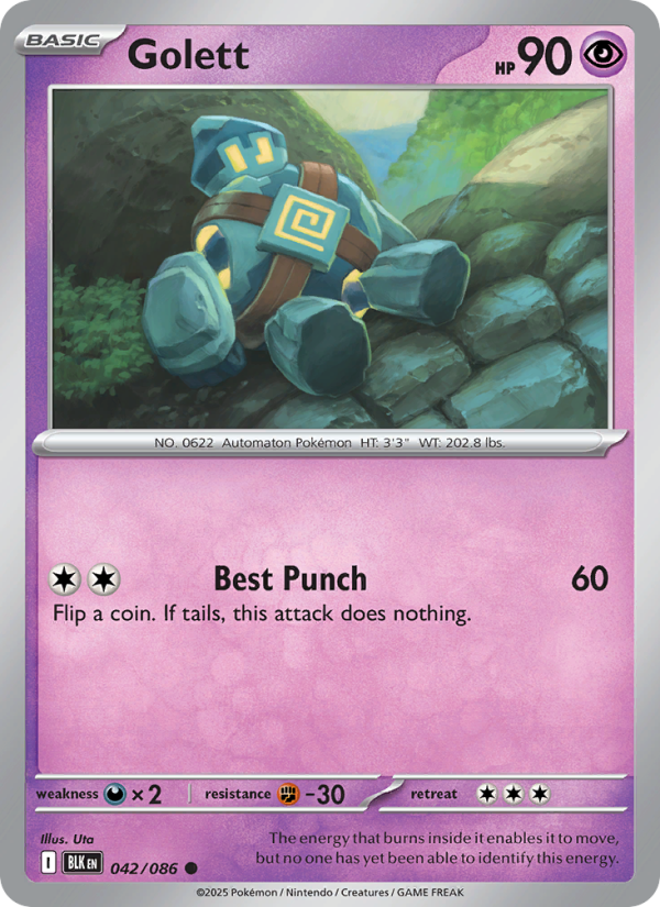 Golett - Pokémon TCG Card