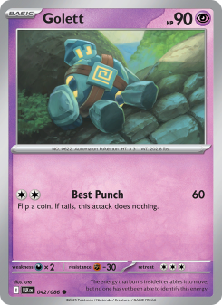 Golett - pokemon TCG Card