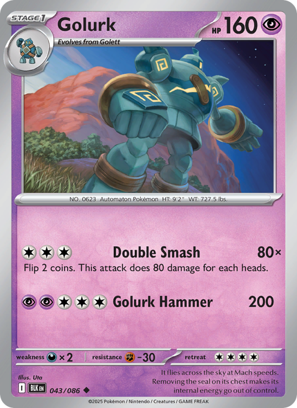 Golurk - Pokémon TCG Card