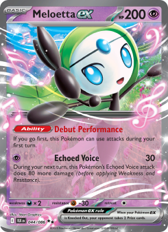 Meloetta ex - pokemon TCG Card