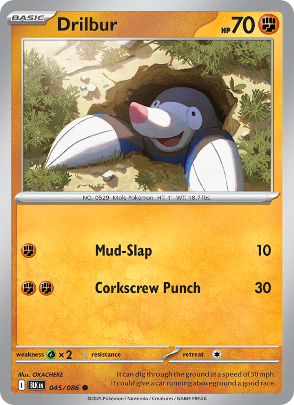 Drilbur - Pokémon TCG Card