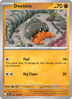Dwebble - pokemon TCG Card