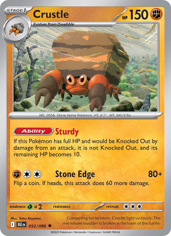 Crustle - Pokémon TCG Card