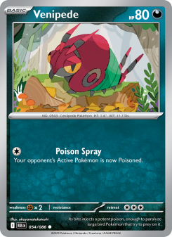 Venipede - pokemon TCG Card