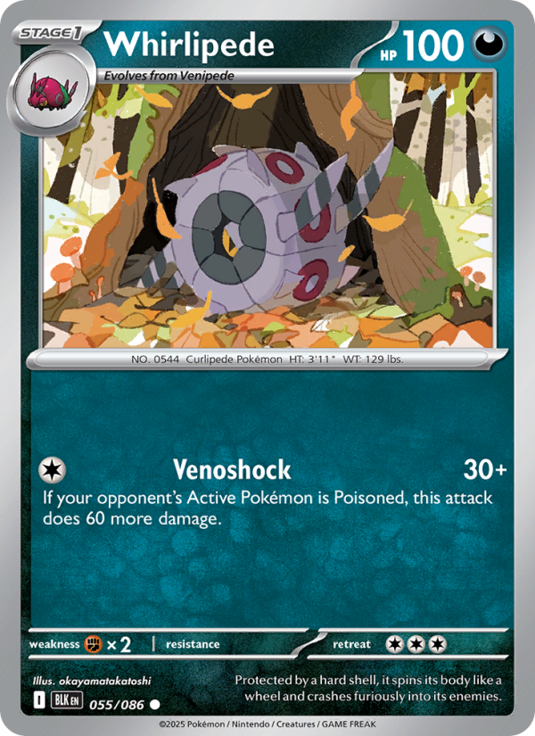 Whirlipede - Pokémon TCG Card