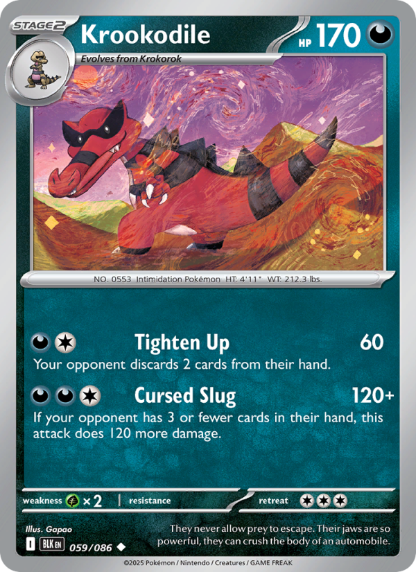 Krookodile - Pokémon TCG Card