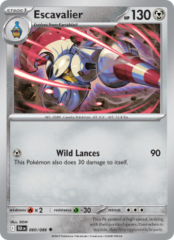 Escavalier - pokemon TCG Card
