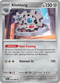 Klinklang - pokemon TCG Card