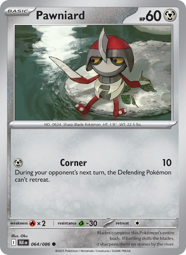 Pawniard - Pokémon TCG Card