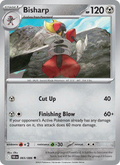 Bisharp - pokemon TCG Card