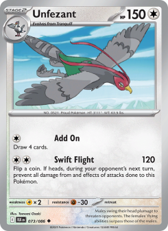 Unfezant - pokemon TCG Card